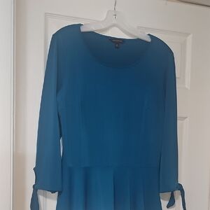 Banana Republic Teal Long Sleeve Blouse